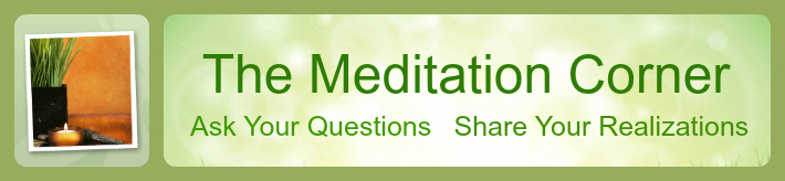 the meditation corner